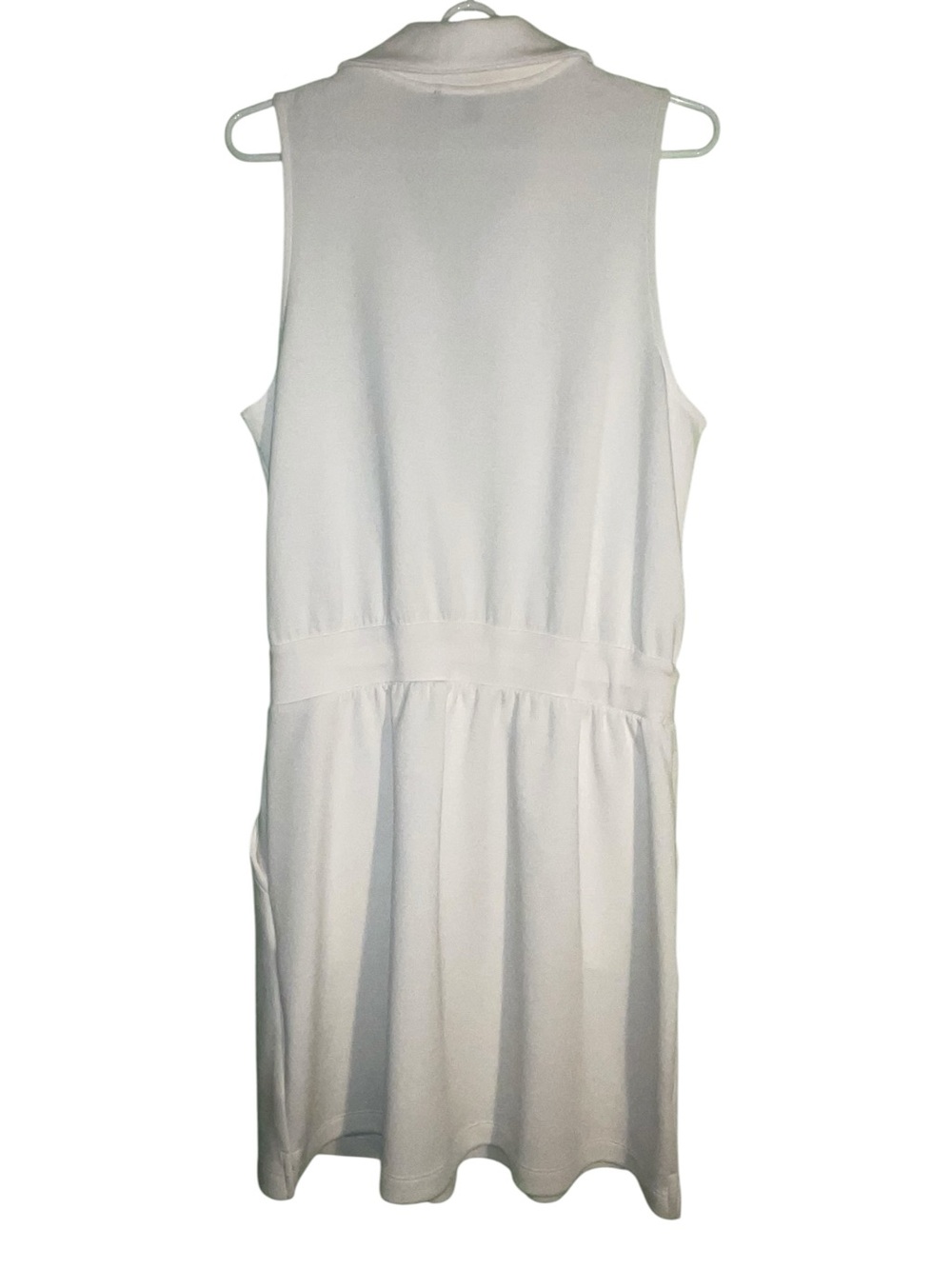 Boston Proper Luxe Lounge zip cinched waist dress. Size medium GUC - Picture 7 of 12